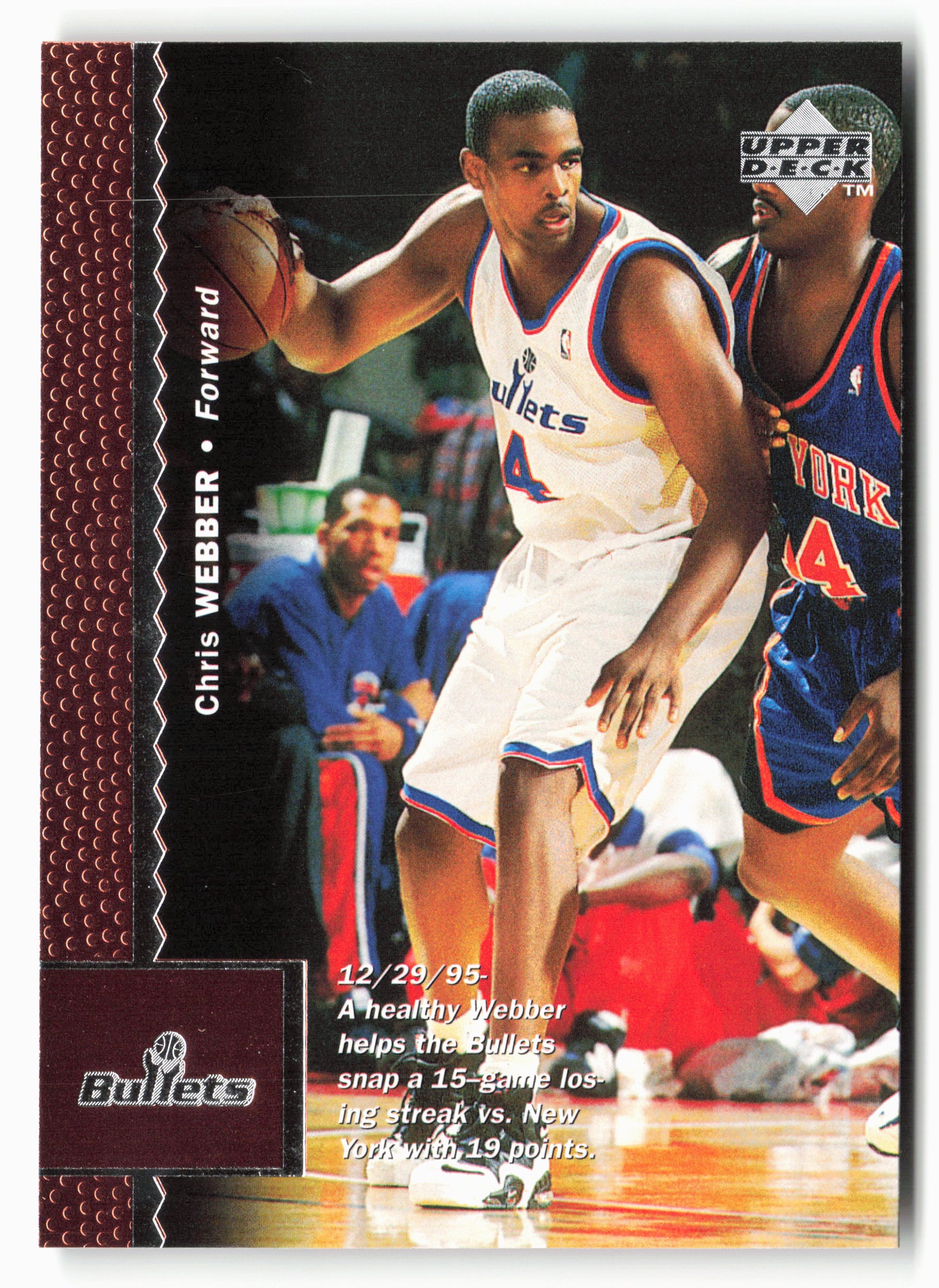 1996-97 Upper Deck #135 Chris Webber