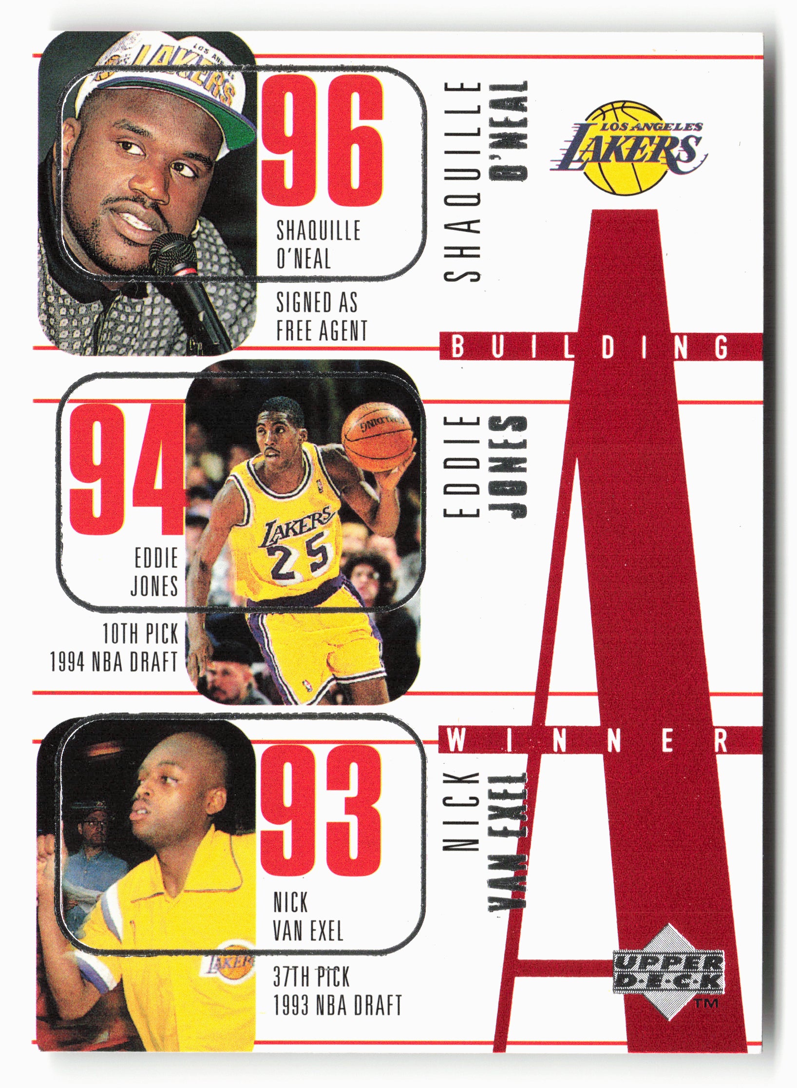 1996-97 Upper Deck #148 O'Neal /Jones /Van Exel /Ceballos / Bryant
