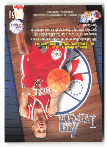 1996-97 SkyBox Z-Force #151 Allen Iverson