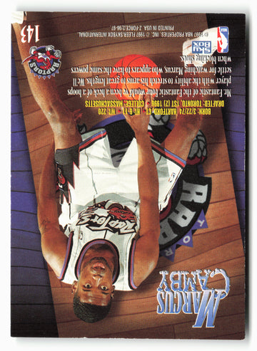 1996-97 SkyBox Z-Force #143 Marcus Camby