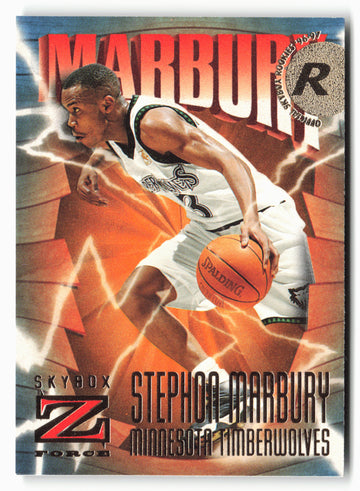 1996-97 SkyBox Z-Force #156 Stephon Marbury