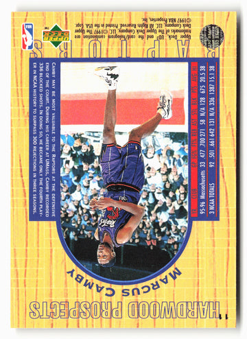 1996-97 Upper Deck UD3 #11 Marcus Camby
