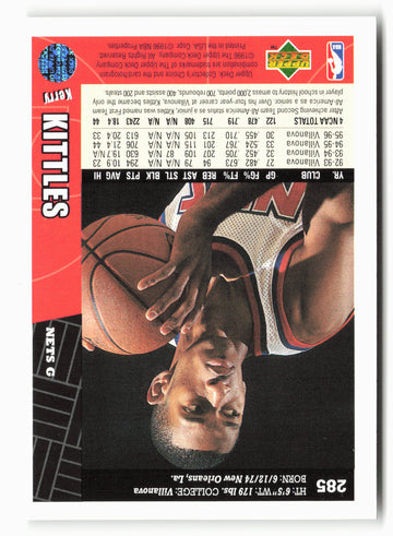 1996-97 Collector's Choice #285 Kerry Kittles