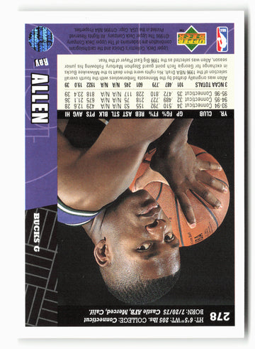 1996-97 Collector's Choice #278 Ray Allen