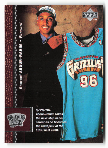 1996-97 Upper Deck #129 Shareef Abdur-Rahim NM