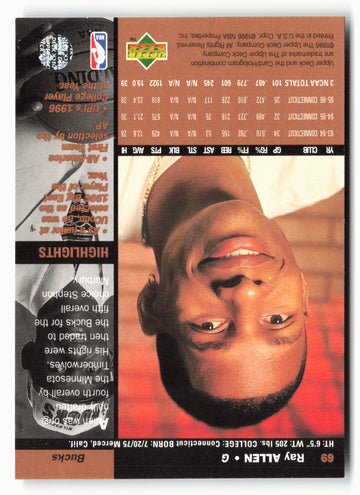 1996-97 Upper Deck #69 Ray Allen