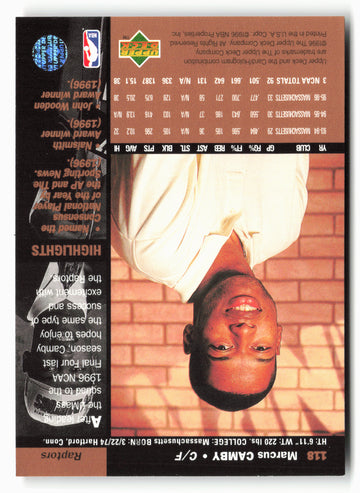 1996-97 Upper Deck #118 Marcus Camby