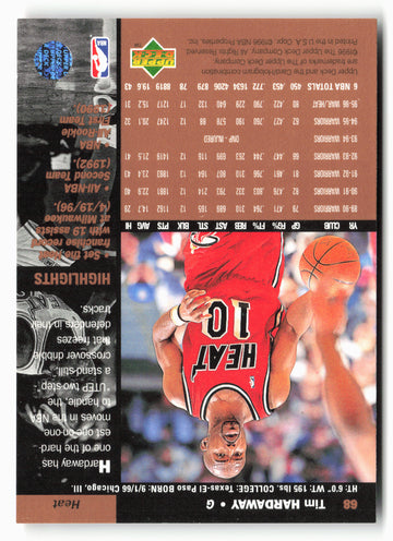 1996-97 Upper Deck #68 Tim Hardaway