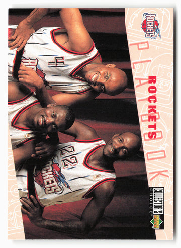 1996-97 Collector's Choice #376 Rockets Playbook