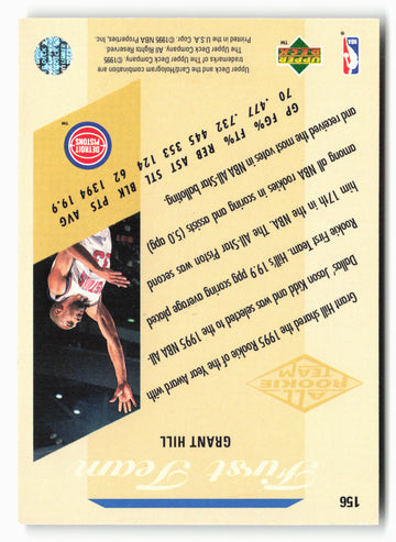 1995-96 Upper Deck #156 Grant Hill Electric Court