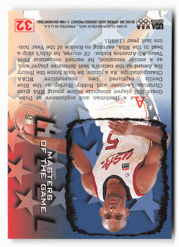 1996 Fleer USA #32 Grant Hill