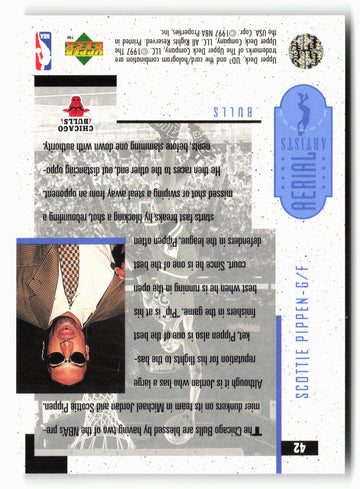 1996-97 Upper Deck UD3 #42 Scottie Pippen