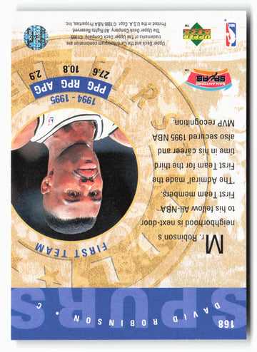 1995-96 Upper Deck #168 David Robinson