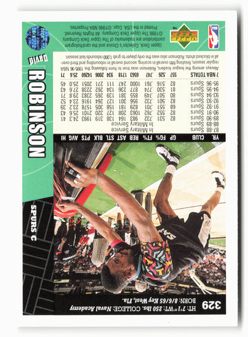 1996-97 Collector's Choice #329 David Robinson