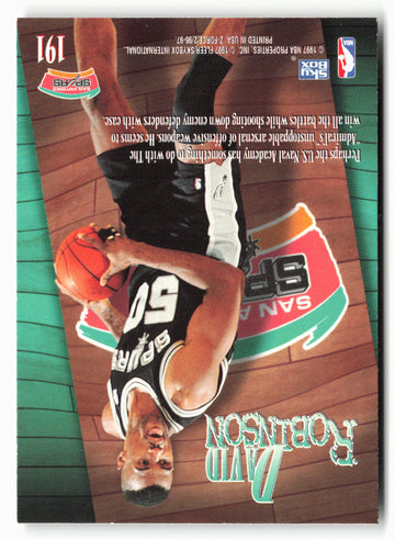 1996-97 SkyBox Z-Force #191 David Robinson