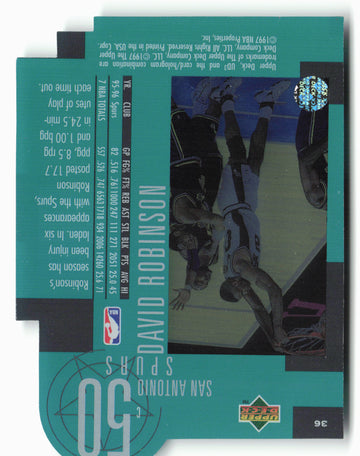 1996-97 Upper Deck UD3 #36 David Robinson NM 1