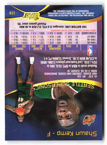 1997-98 Stadium Club #119 Shawn Kemp