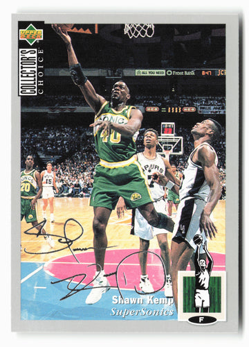 1994-95 Collector's Choice #140 Shawn Kemp Silver Signature