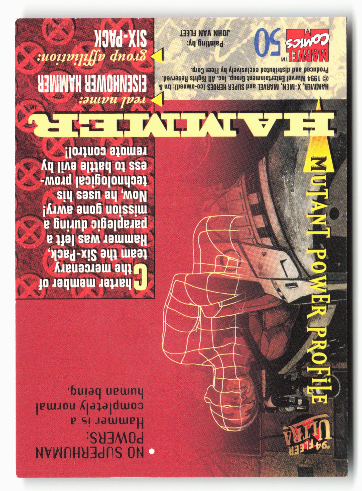 1994 Ultra X-Men #50 Hammer