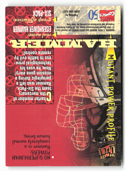 1994 Ultra X-Men #50 Hammer