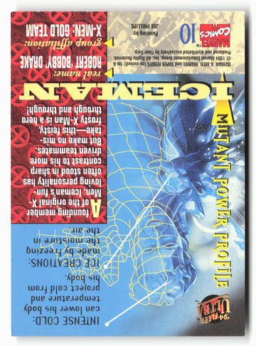 
1994 Ultra X-Men #10 Iceman