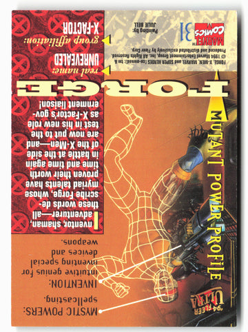 
1994 Ultra X-Men #31 Forge