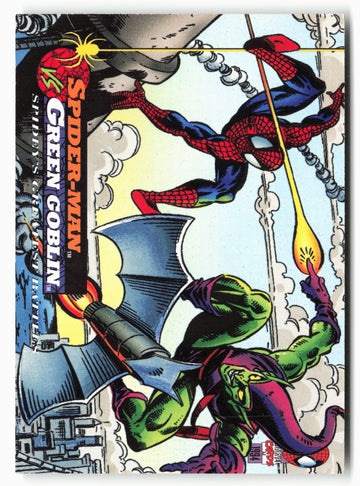 
1994 Fleer The Amazing Spider-Man #100 Spider-Man vs. Green Goblin
