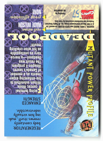 
1994 Ultra X-Men #57 Deadpool
