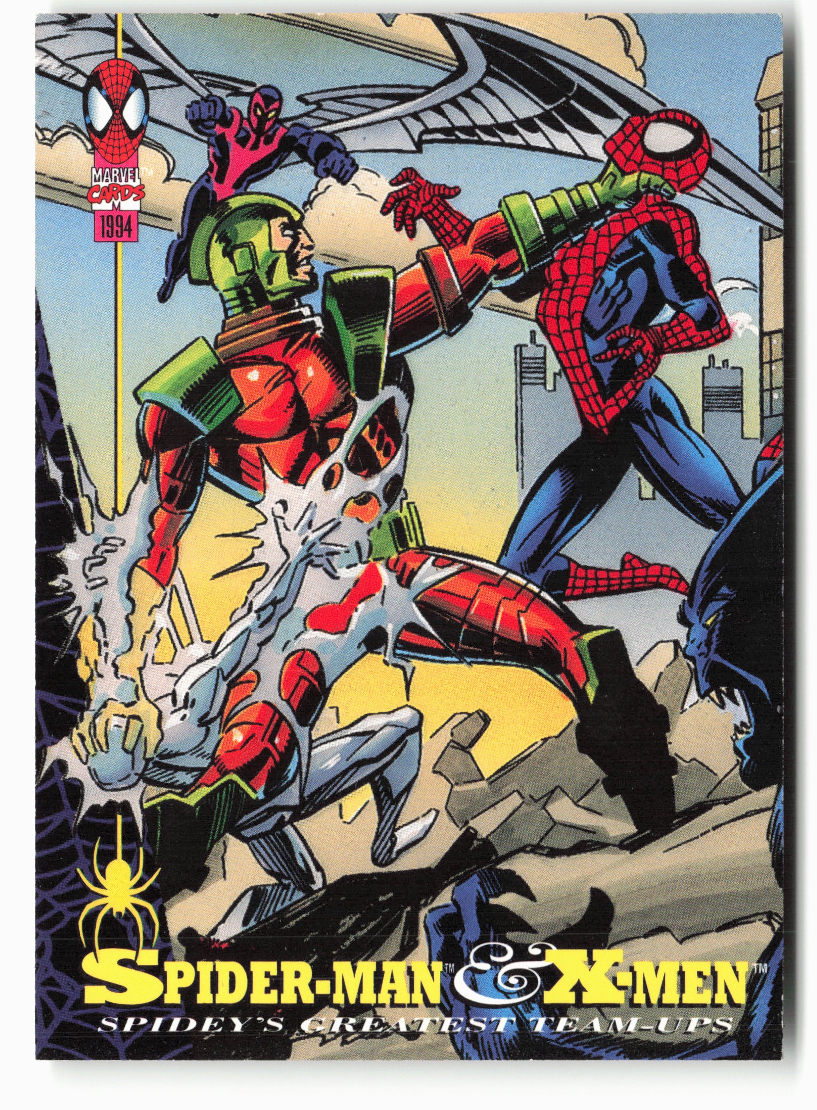 1994 Fleer The Amazing Spider-Man #88 Spider-Man &amp; X-Men