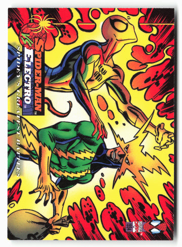 
1994 Fleer The Amazing Spider-Man #108 Spider-Man vs. Electro