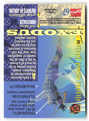 
1994 Ultra X-Men #67 Exodus