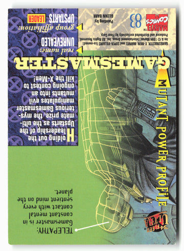 
1994 Ultra X-Men #83 Gamesmaster
