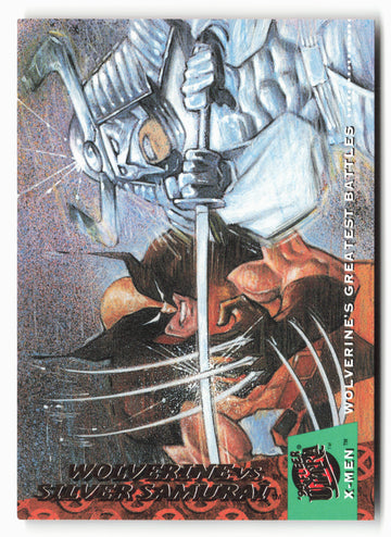 
1994 Ultra X-Men #143 Wolverine vs. Silver Samurai