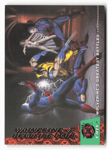 
1994 Ultra X-Men #144 Wolverine vs. Hellfire Club