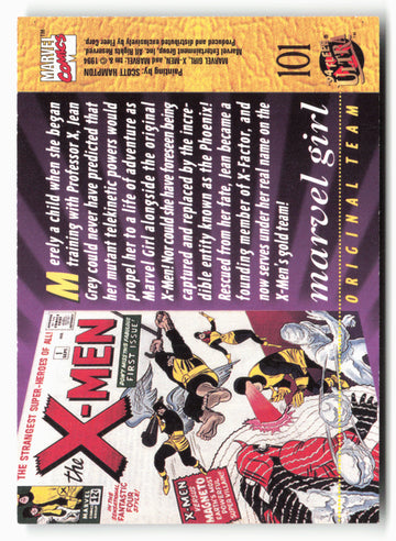 
1994 Ultra X-Men #101 Marvel Girl
