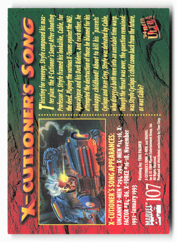 
1994 Ultra X-Men #107 X-Cutioner's Song