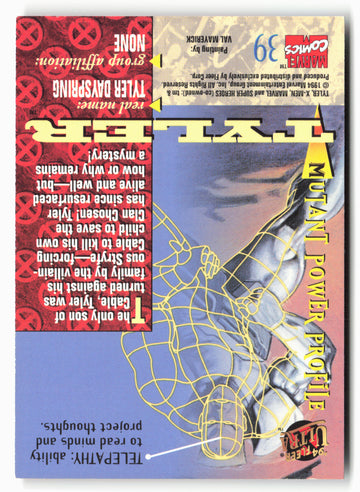 
1994 Ultra X-Men #39 Tyler
