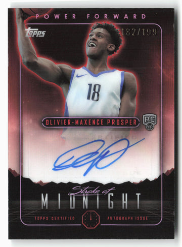 2024 Topps Midnight #SMA-OMP Olivier-Maxence Prosper Midnight Twilight #/199