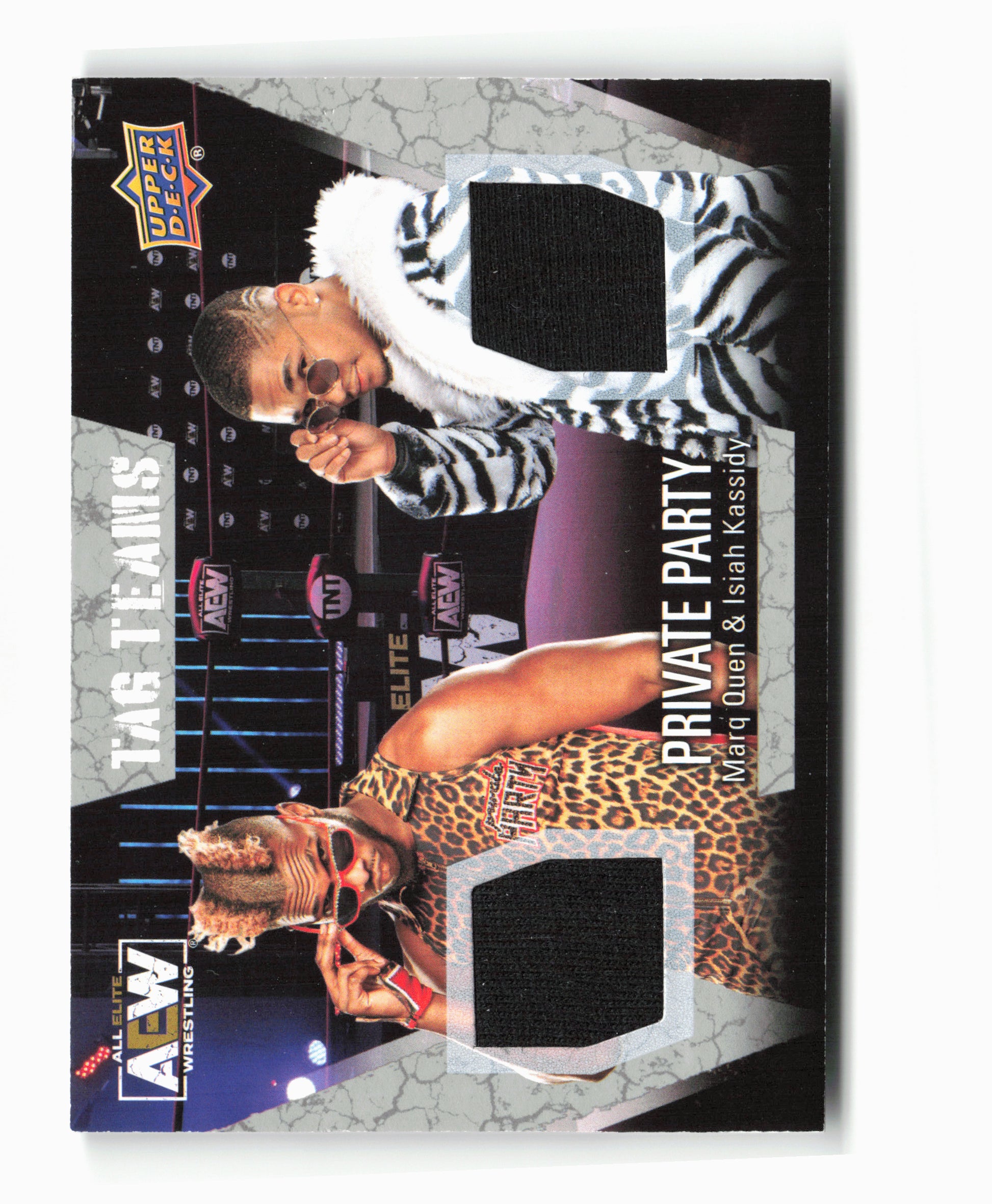 2021 Upper Deck AEW #68 Marq Quen / Isiah Kassidy Memorabilia