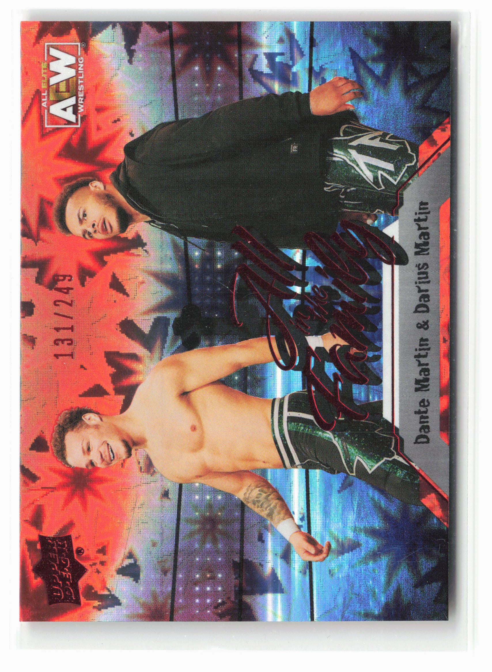 2023 Upper Deck AEW #96 Dante Martin / Darius Martin Dynamite