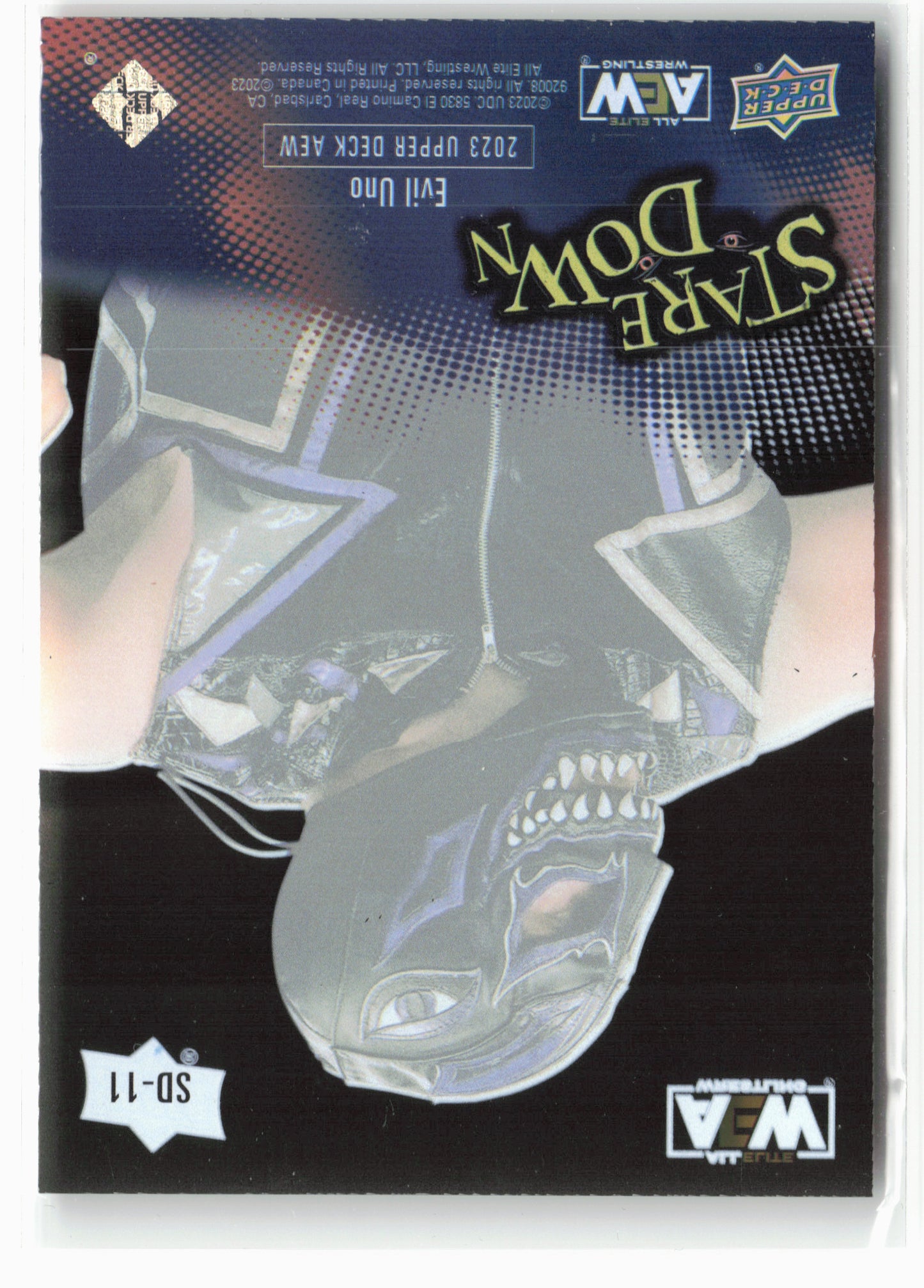 2023 Upper Deck AEW #SD-11 Evil Uno Stare Down