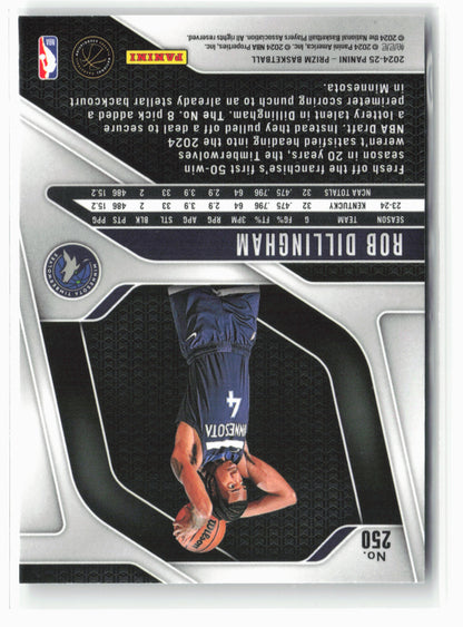 2024-25 Panini Prizm #250 Rob Dillingham NM