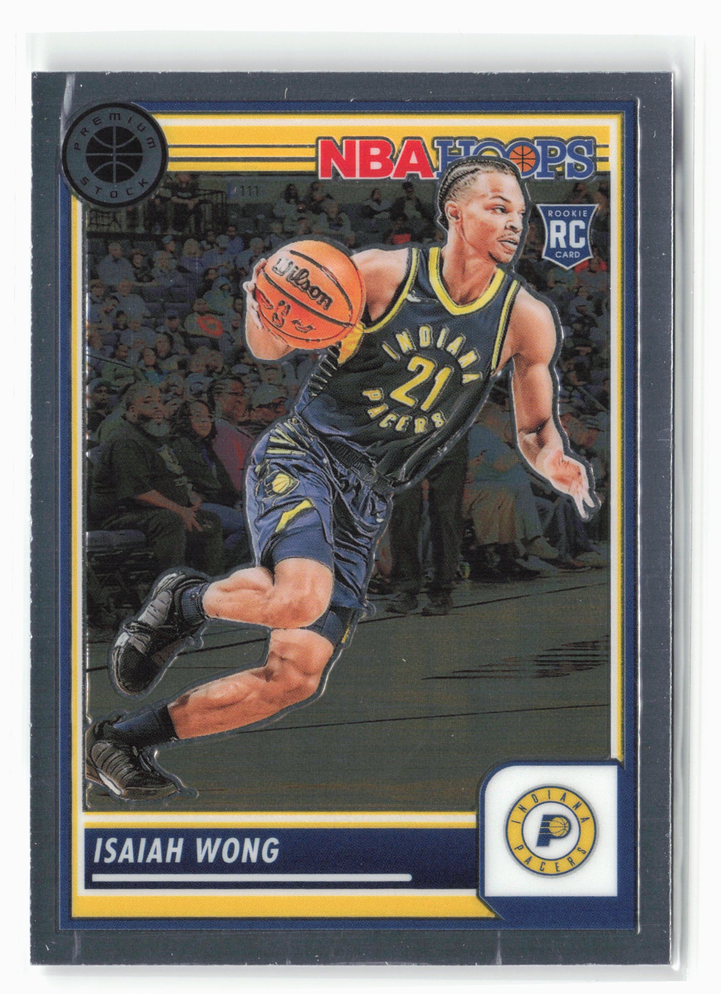 2023-24 Panini Premium Stock #139 Isaiah Wong NM