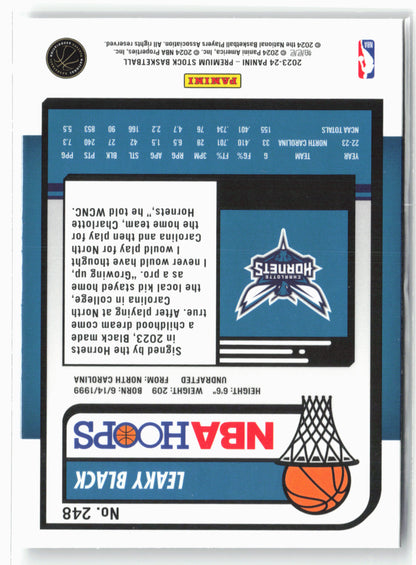 2023-24 Panini Premium Stock #248 Leaky Black NM