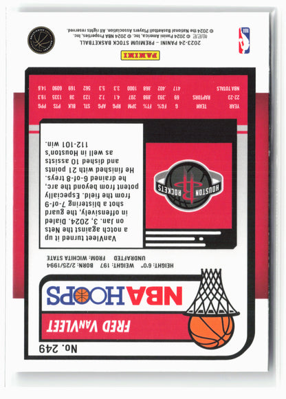 2023-24 Panini Premium Stock #249 Fred VanVleet NM