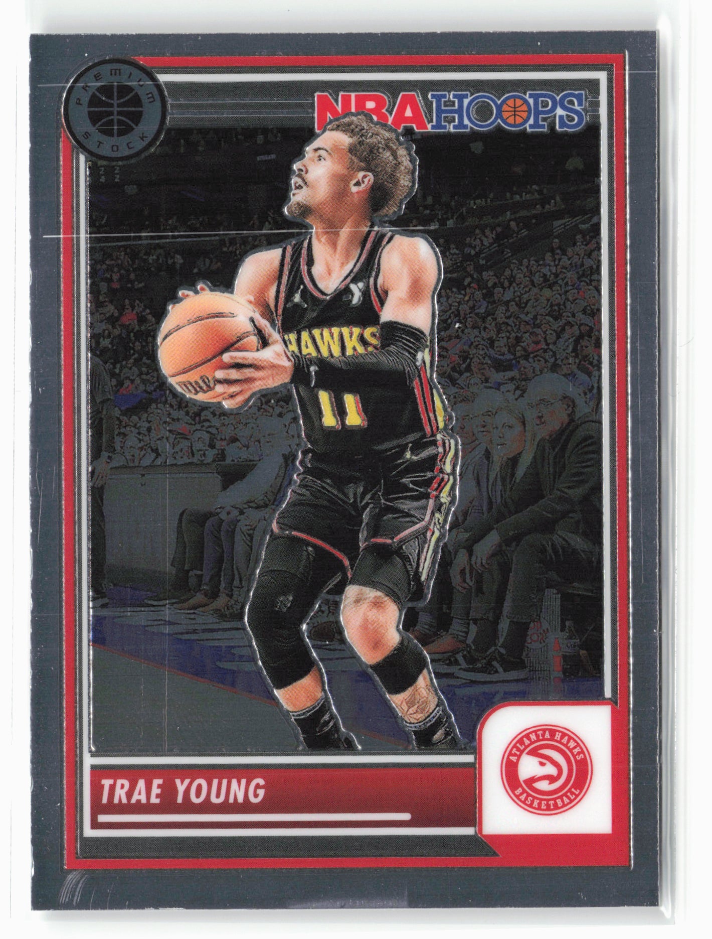 2023-24 Panini Premium Stock #82 Trae Young NM