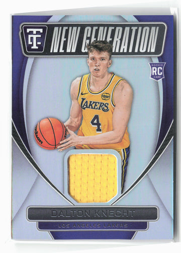 2024-25 Panini Totally Certified #NGJ-DLK Dalton Knecht