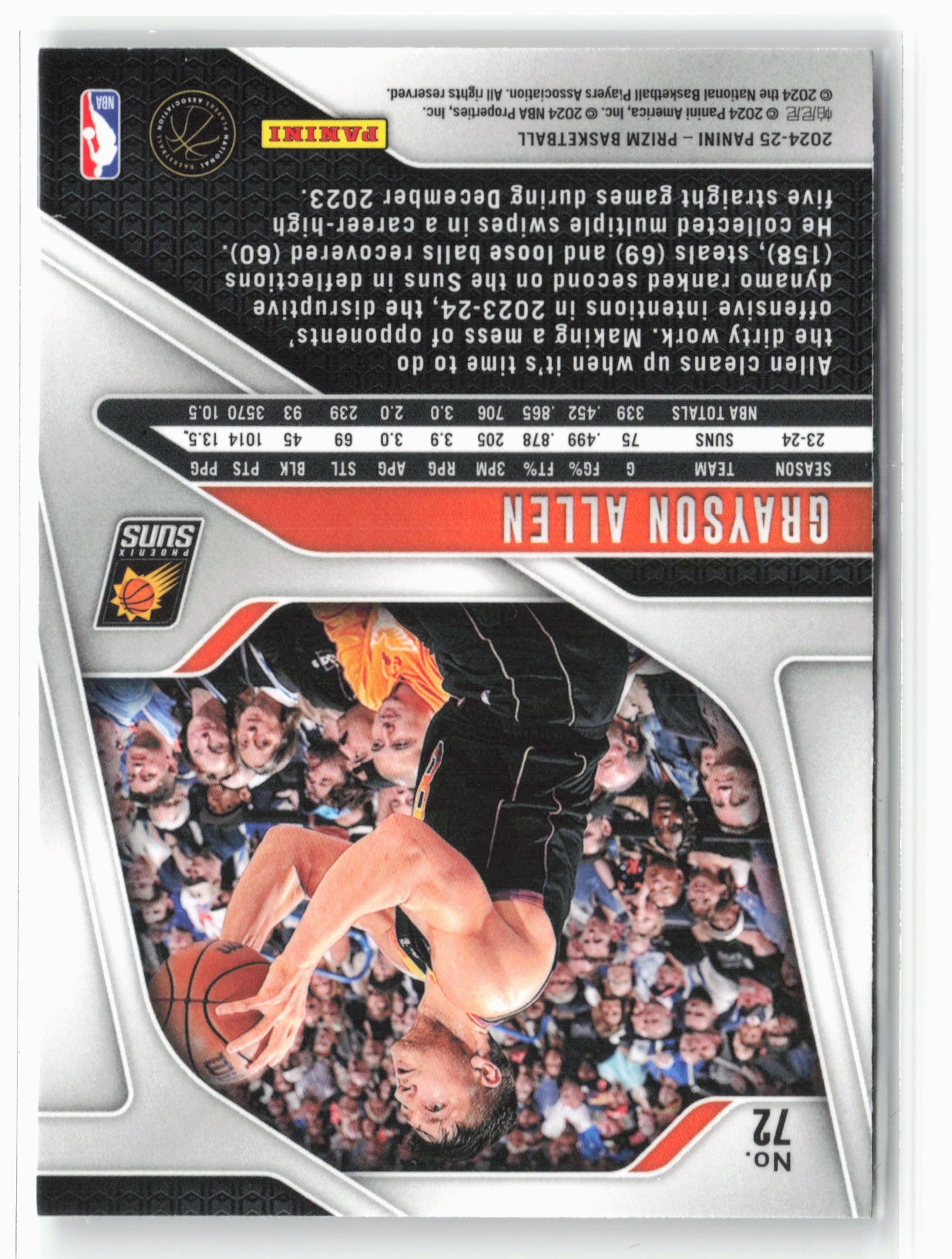 2024-25 Panini Prizm #72 Grayson Allen NM