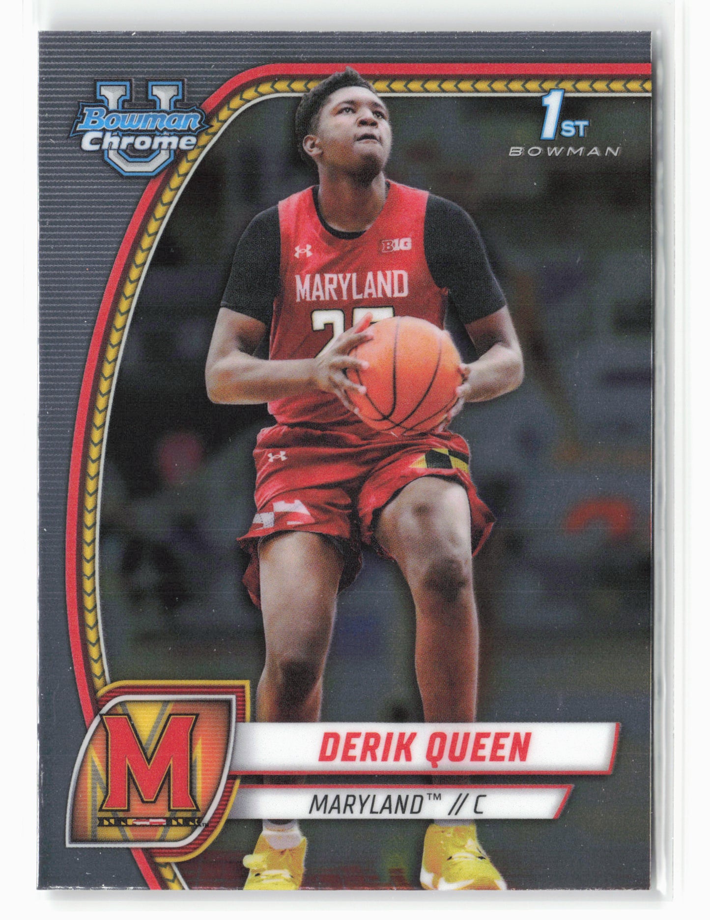 2024-25 Bowman University Chrome #19 Derik Queen