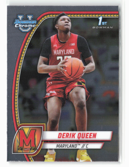 2024-25 Bowman University Chrome #19 Derik Queen